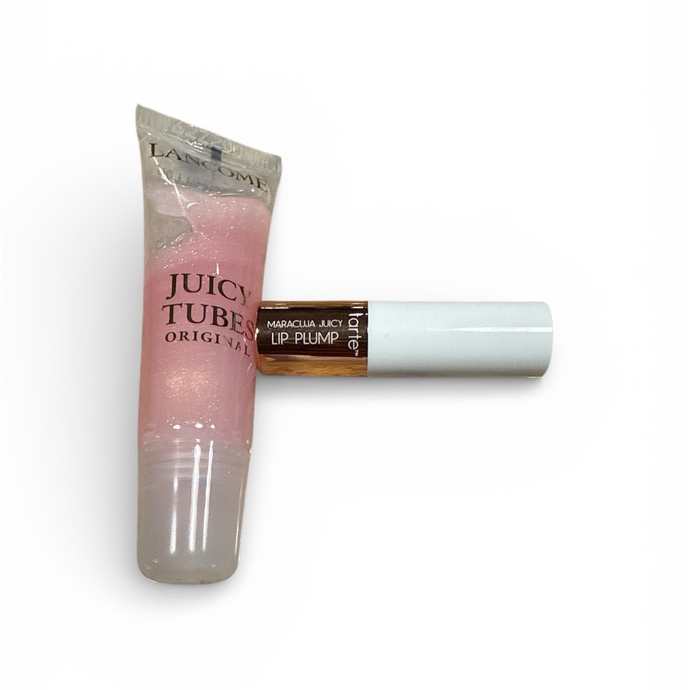 NEW LancΓ΄me Juicy Tube and Tarte Maracuya Lip plump bundle minis